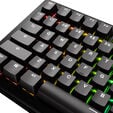 Glorious GPBT Basics Keycaps, ANSI Layout (US), PBT, Doubleshot - Classic Black image number null
