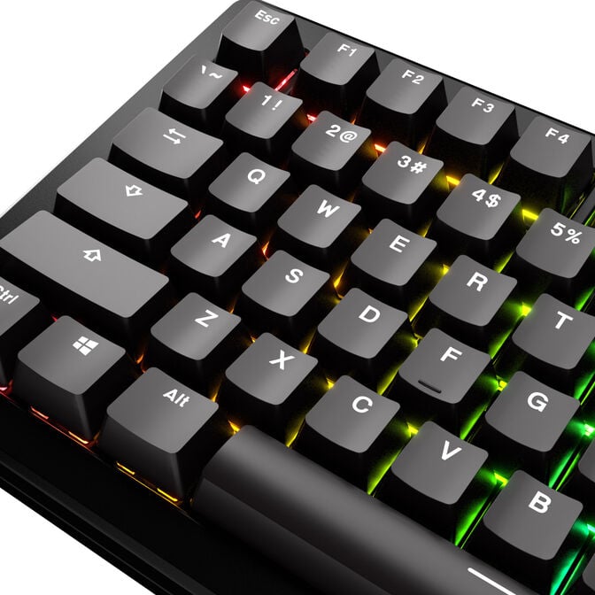 Glorious GPBT Basics Keycaps, ANSI Layout (US), PBT, Doubleshot - Classic Black image number 3