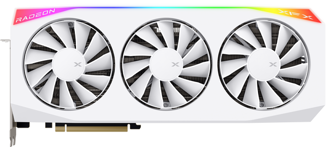 XFX Mercury Radeon RX 9070 XT OC White Gaming Edition RGB Graphics Card, 16384 MB GDDR6 image number 4