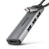 AXAGON HMC-H3A USB Hub, 3x USB-A, 1x HDMI 1.4b – silver image number null