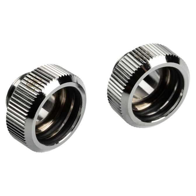 Bitspower Touchaqua Adapter Anschluss G1/4 Zoll AG auf 16mm AD Hardtube - 2er Pack, silber image number 0
