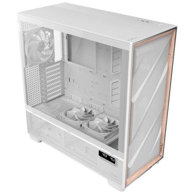 Antec Flux Pro PC Case, full tower, E-ATX, tempered glass &ndash; white image number 17