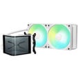 Jonsbo D32 STD PC Case + TRYX PANORAMA SE Complete Water Cooling, ARGB - 240mm, White image number null