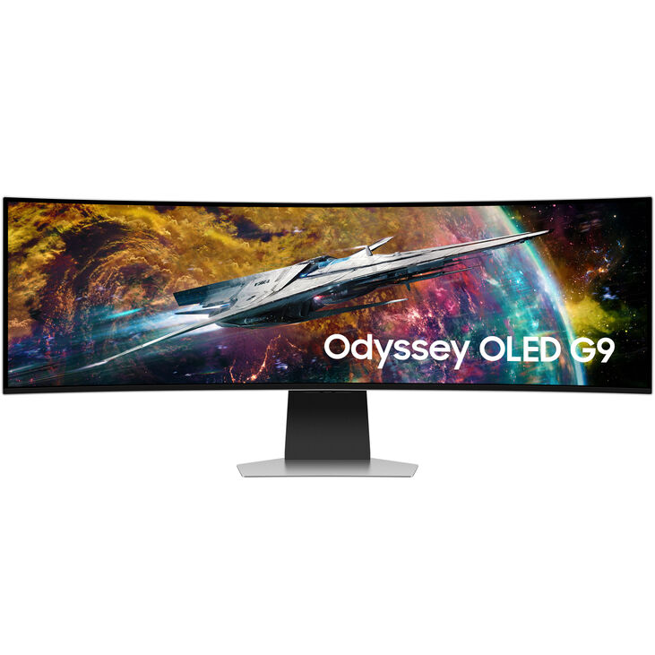 Samsung Odyssey OLED G9 G95SC, 49 inch Curved Gaming Monitor, 240 Hz, OLED, FreeSync image number 1