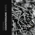 MDPC-X Blind Rivet Countersunk Head Black FlexPaint, 10 Pieces image number null
