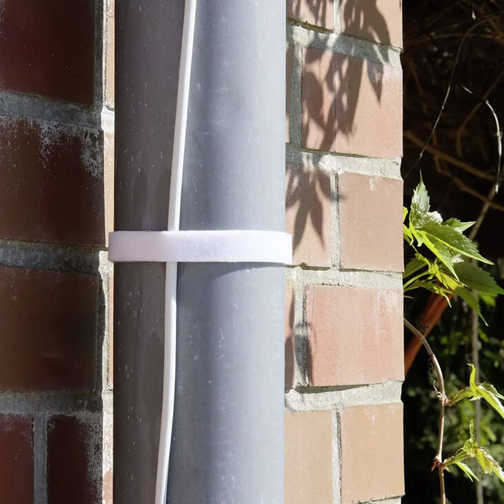 LABEL THE CABLE PRO Roll Dual Velcro Tape Roll 25m - white image number 3