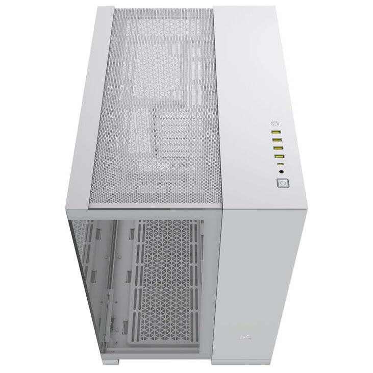 Corsair 6500X Midi-Tower, Tempered Glass - weiß image number 3