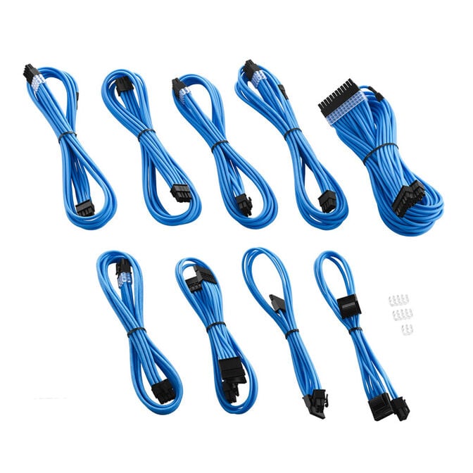 CableMod C-Series PRO ModMesh Cable Kit f&uuml;r Corsair AXi/HXi/RM (Yellow Label) - hellblau image number 1