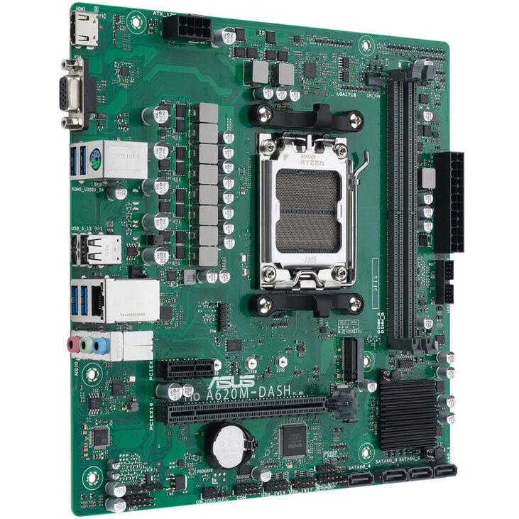 ASUS Pro A620M-DASH-CSM, AMD A620 Mainboard, Sockel Socket AM5, DDR5 image number 5