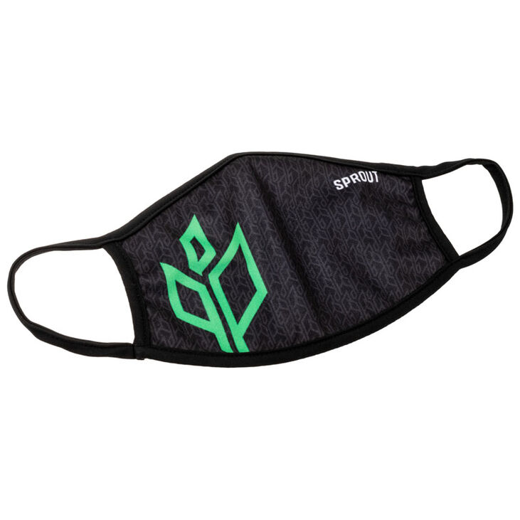 Sprout face mask for mouth and nose - black image number 0