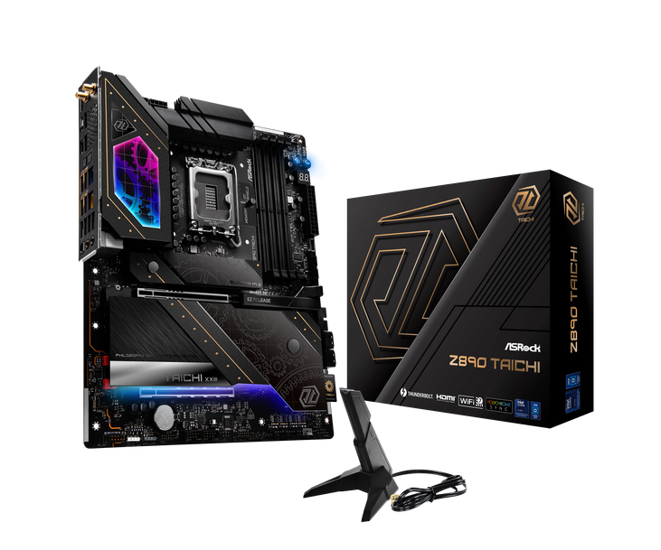 ASRock Z890 Taichi Mainboard, Sockel LGA 1851, Intel Z890, ATX, DDR5 image number 0