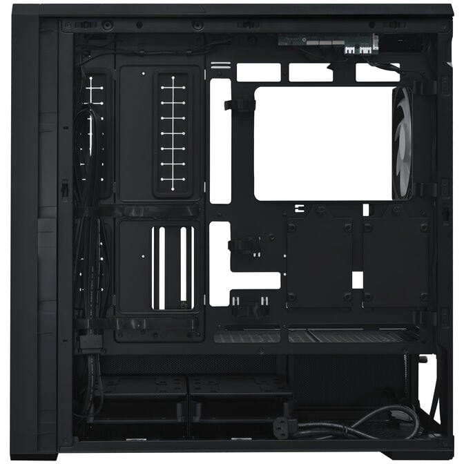 Lian Li LANCOOL 217 INF PC Case, Mid-Tower, Tempered Glass, RGB Lighting - Black image number 4