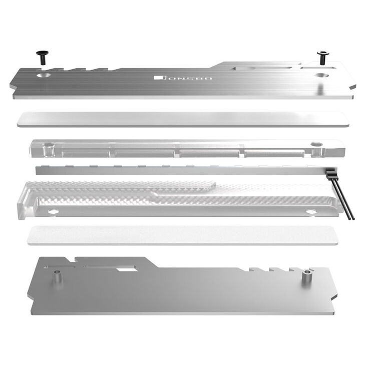 Jonsbo NC-3 2x ARGB-RAM Cooler - silver image number 4