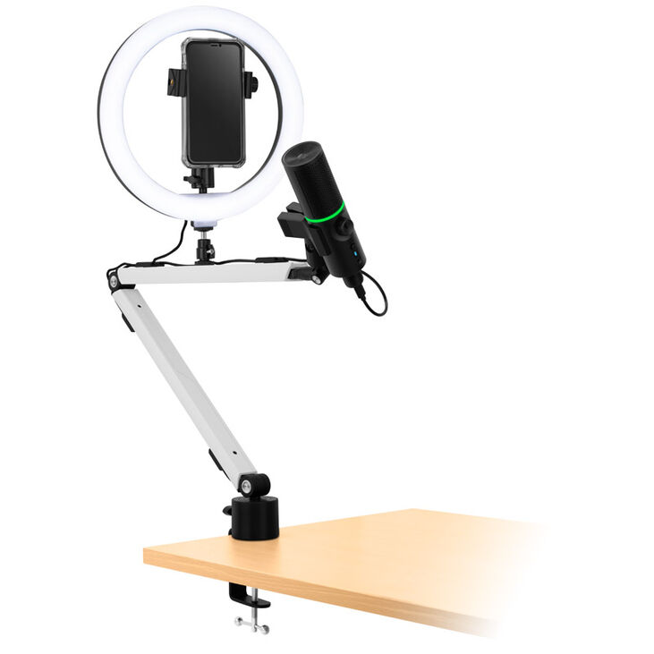Streamplify MOUNT ARM, Microphone Arm with Table Clamp - white image number 1