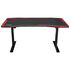 Nitro Concepts Gaming Desk D16E Carbon Red 1600x800 - electrically adjustable height image number null