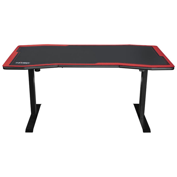 Nitro Concepts Gaming Desk D16E Carbon Red 1600x800 - electrically adjustable height image number 2