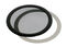 DEMCiflex Staubfilter 120mm, rund - schwarz/schwarz