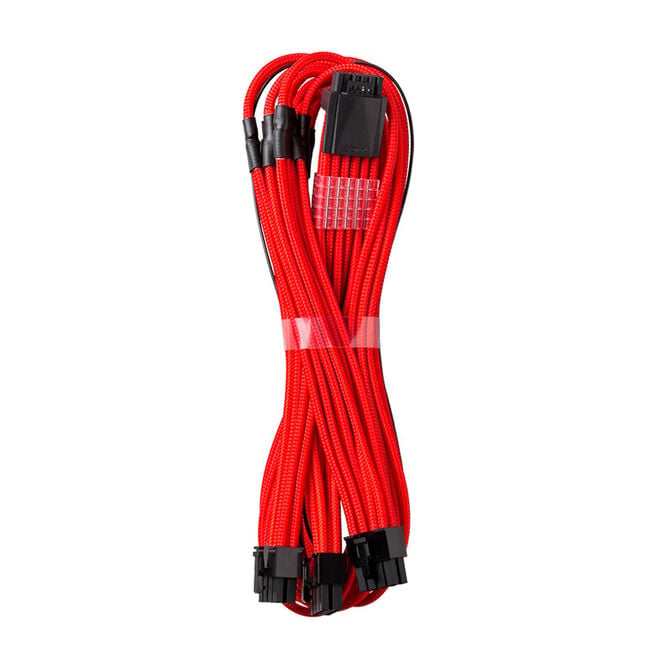 CableMod C-Series PRO ModMesh 12VHPWR auf 3x PCI-e Kabel f&uuml;r Corsair - 60cm, rot image number 0