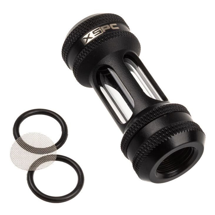 XSPC Inline Filter G1/4 inch - matte black image number 1