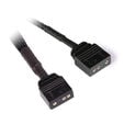 Alphacool Extension aRGB 3-Pin to 3-Pin, sleeved - 60cm image number null