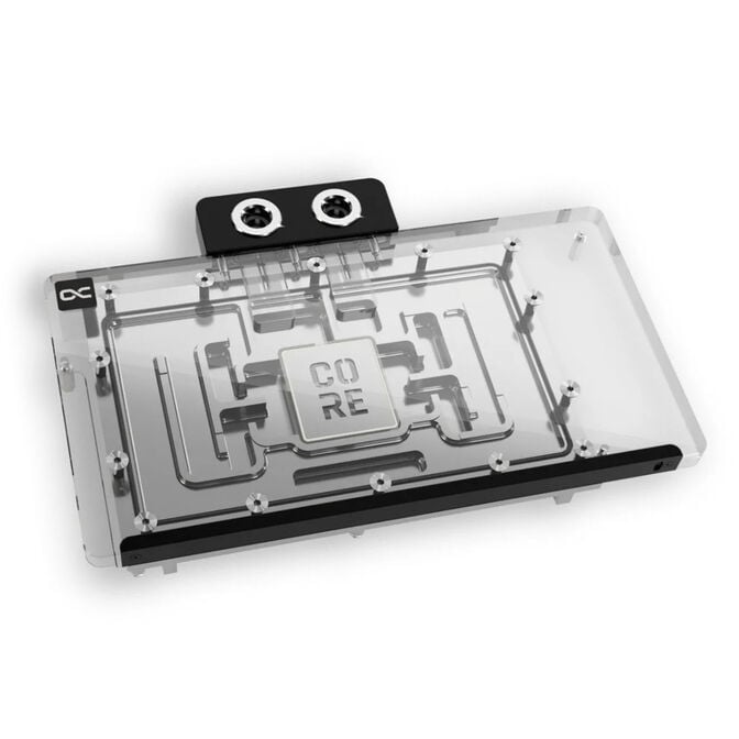 Alphacool Core GeForce RTX 5090 Gaming + Windforce Waterblock, Backplate - Acrylic, Black image number 1