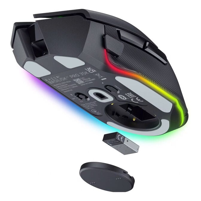 Razer Basilisk V3 Pro 35K Gaming Mouse, wireless, RGB - black image number 6