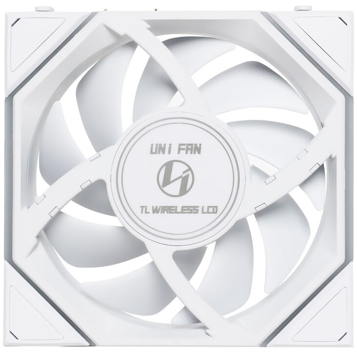 Lian Li UNI FAN TL Wireless LCD Lüfter, ARGB, PWM, 3er-Pack inkl. Controller - Reverse Blade, 120 mm, weiß image number 6
