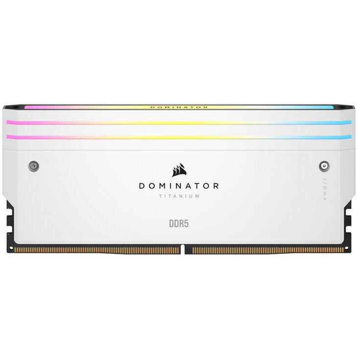 Corsair Dominator Titanium DDR5-6000 RAM, CL30, XMP - 32 GB Dual-Kit, white image number 2