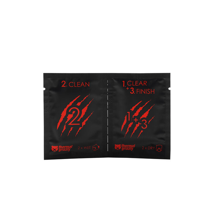 Thermal Grizzly cleaning wipes for CPUs - 10 pcs. image number 4