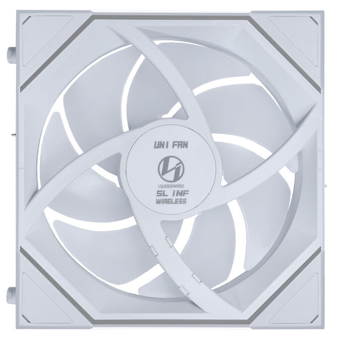 Lian Li UNI FAN SL-INF Wireless L&uuml;fter, ARGB, PWM - 3er-Pack, mit Controller, Reverse-Blade, 120mm, wei&szlig; image number 9