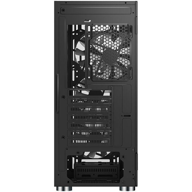 Montech X3 Glass Midi-Tower, RGB, Tempered Glass - schwarz image number 5