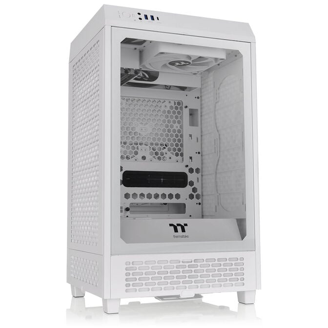 Thermaltake The Tower 200 PC-Geh&auml;use, Mini-Geh&auml;use, Mini-ITX, Tempered Glass - wei&szlig; image number 0