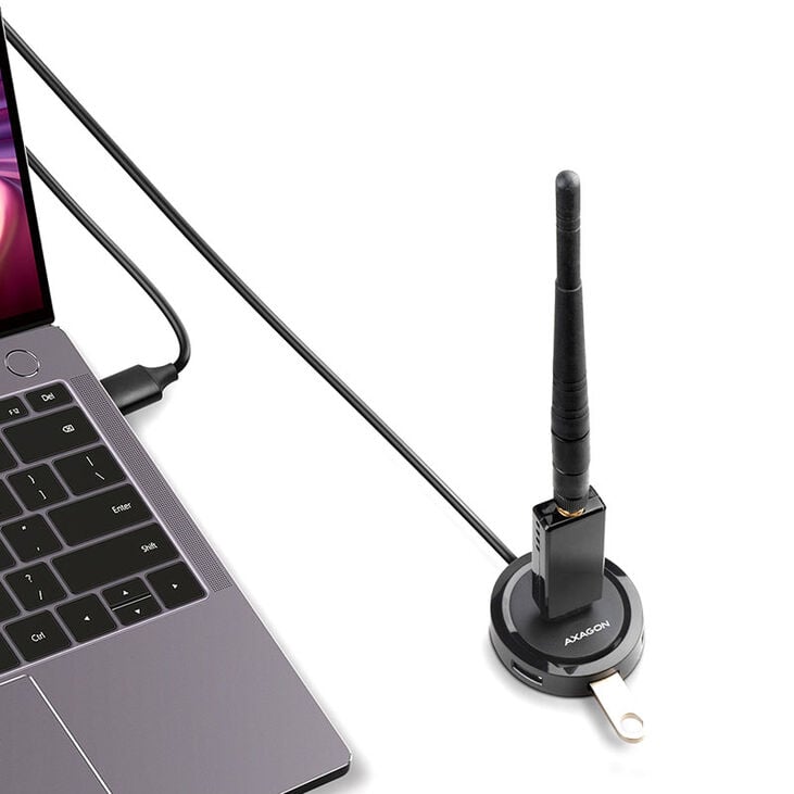 AXAGON HUE-P1AL 4x USB 3.2 Gen 1, round hub, 1.2m USB-A cable image number 2