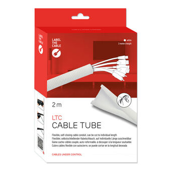 LABEL THE CABLE Cable Sleeve 2m - white