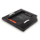AXAGON RSS-CD09 2.5 Zoll SSD/HDD Adapter für optisches Laufwerk, 9,5 mm, LED