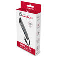 AXAGON HMC-5G2 Multiport-Hub, USB 3.2 Gen2, HDMI, 2x USB-A, 2x USB-C image number null