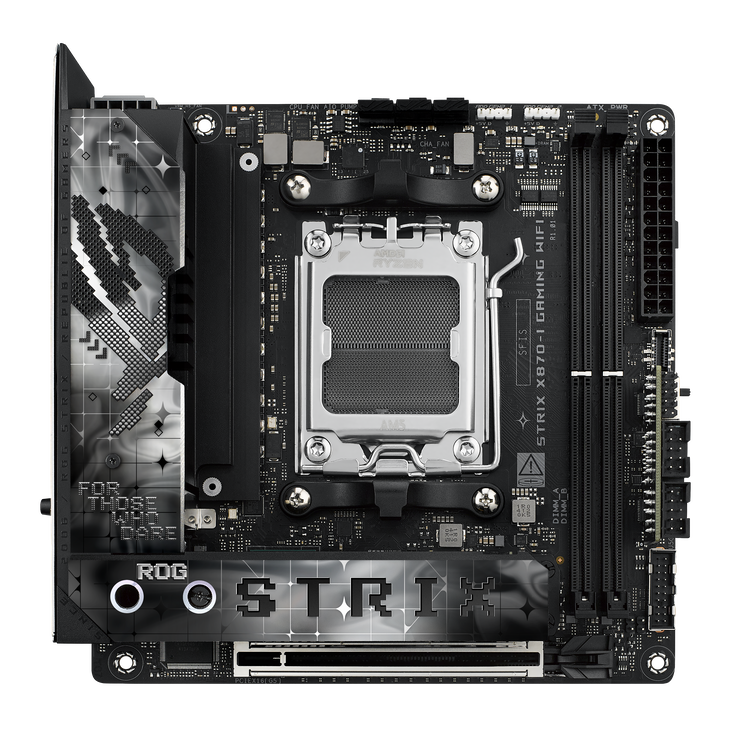 ASUS ROG Strix X870-I Gaming WiFi motherboard, AMD X870, Socket AM5, DDR5 image number 2