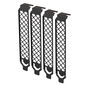 SilverStone SST-Aeroslots-2B - PCI Slotblenden, 4 Stück - schwarz