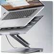 AXAGON HMC-STND Stand for Laptops and Tablets, USB-C Hub - silver image number null