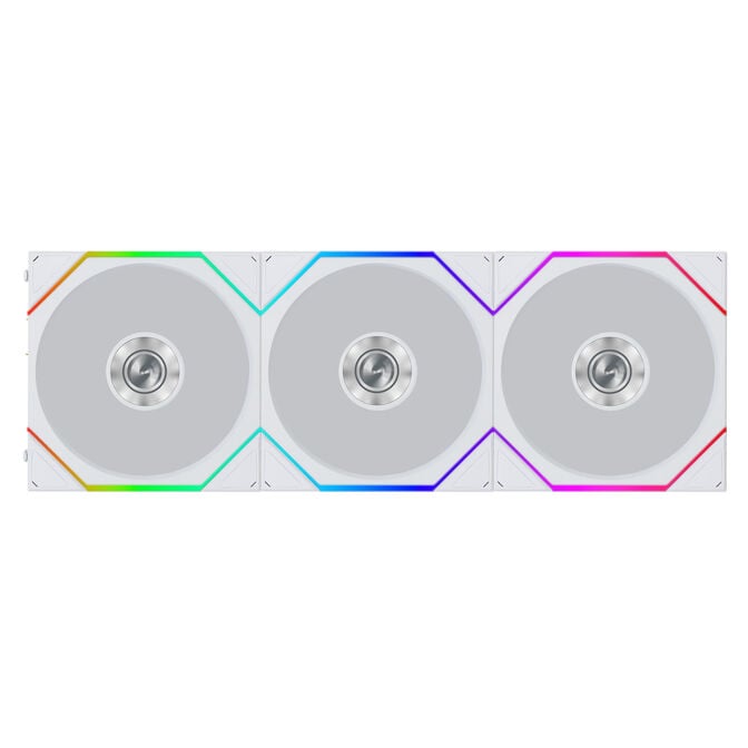 Lian Li UNI FAN TL FLEX Wireless Fan, ARGB - Reverse Blade 120mm, white, 3-pack with controller image number 1