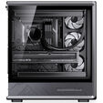 Jonsbo D401 PC-Geh&auml;use, Midi-Tower, ATX, Tempered Glass - schwarz image number null