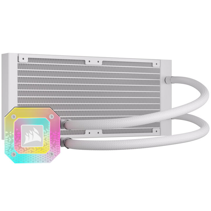 Corsair iCUE H100i ELITE CAPELLIX XT AiO Wasserkühlung - 240mm, weiß image number 1