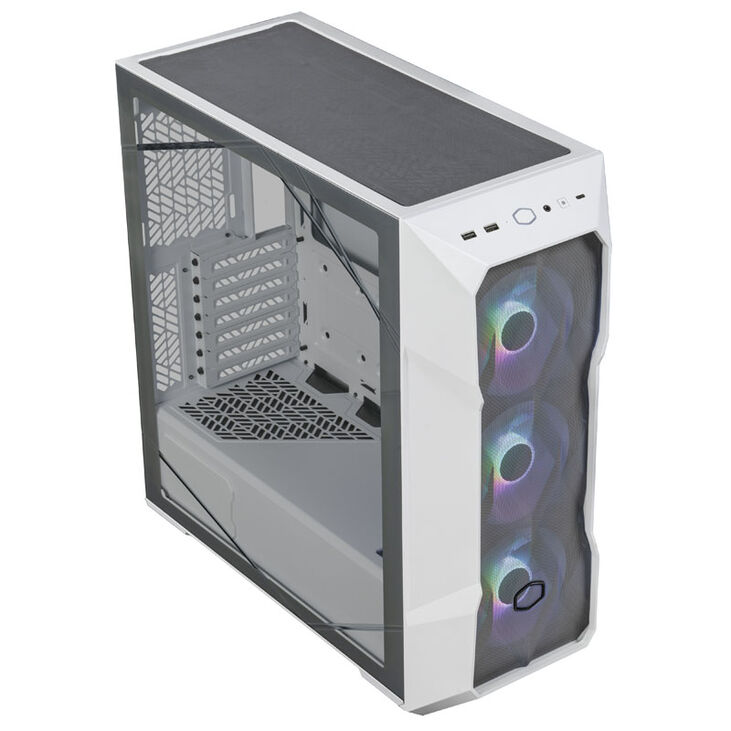 Cooler Master TD500V2 Mesh Midi-Tower ARGB, Tempered Glass - weiß image number 1