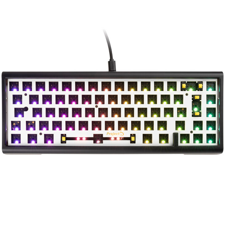Ducky Tinker 65 Barebone Gaming-Tastatur, RGB - schwarz (ISO-DE) image number 1