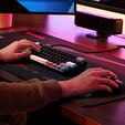Corsair CLIPPER PRO MINI 60 Hall Effect Gaming Keyboard, Backlit RGB LED, CORSAIR MGX Core, Black PBT DS Keycaps image number null