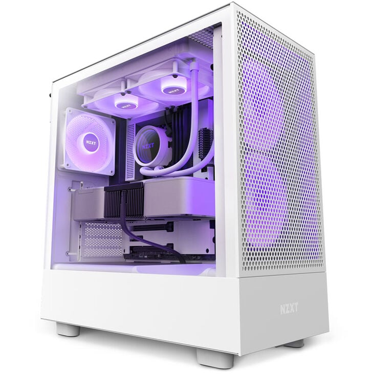 NZXT H5 Flow RGB Midi-Tower - weiß image number 0