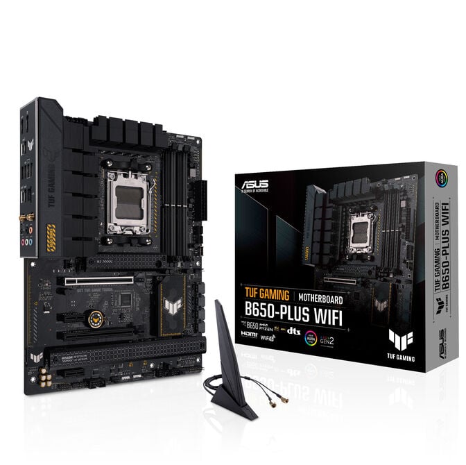 ASUS TUF Gaming B650-Plus WiFi Mainboard, Sockel AM5, AMD B650, ATX, DDR5 image number 0