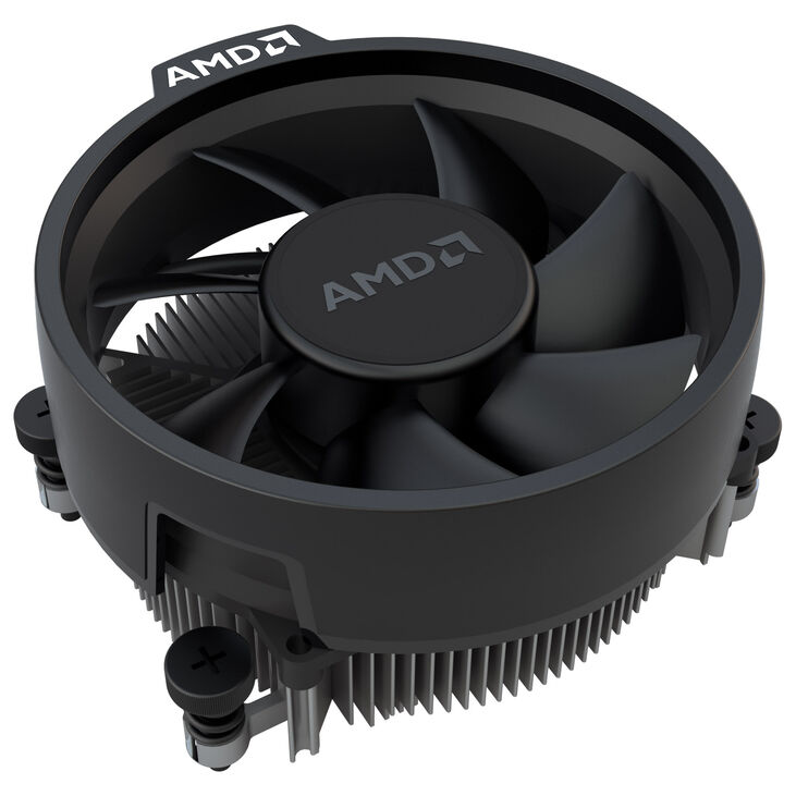 AMD Ryzen 5 9600 CPU, 6 Cores, 5.2 GHz, AM5 (Zen 5) - boxed, with cooler image number 1