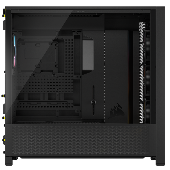Corsair Frame 5000D RS ARGB PC Case, Mid-Tower, E-ATX, RGB, Tempered Glass - Black image number 3