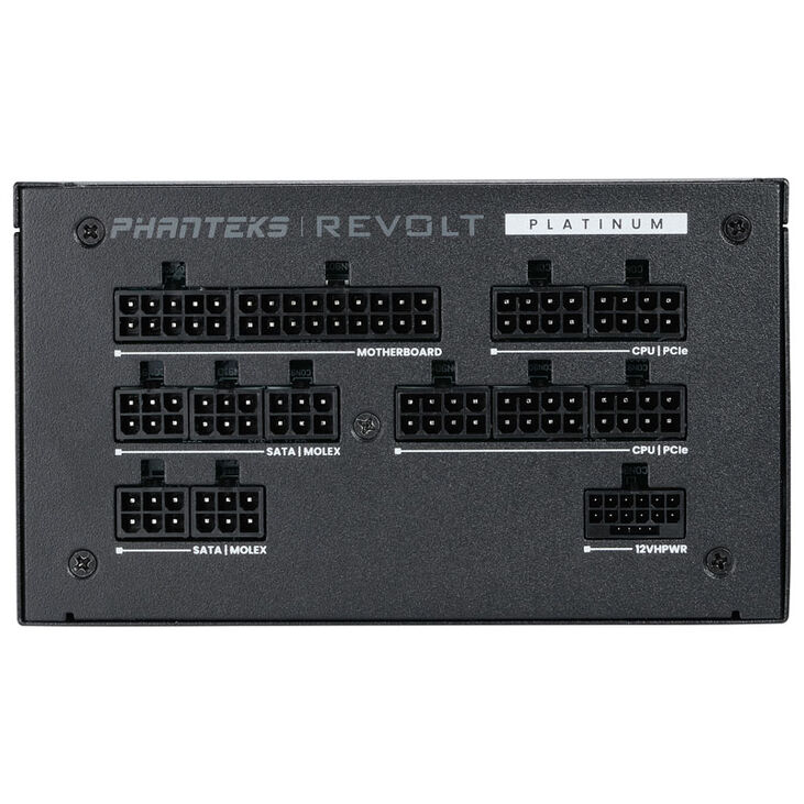 Phanteks Revolt 1200W Platinum, ATX 3.0, PCIe 5.0, vollmodular - 1200 Watt, schwarz image number 6